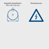 Циркулярна пила Scheppach HS210, 1500 Вт (5901327901)