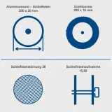 Точильний верстат Scheppach SM200LB, 500 Вт (5903111901)