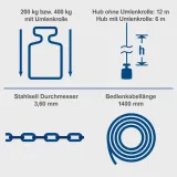 Тельфер электрический Scheppach HRS400, 780,0 Вт (4906905000)