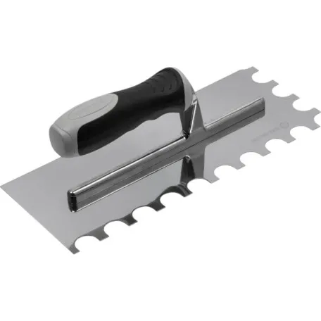 Зубчатый шпатель Rollingdog зуб (полукруг), 280х115мм, серия Professional (50145)