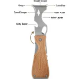 Скребок багатофункціональний складаний 14 в 1 Rollingdog, серія Elite (50531)