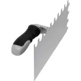 Зубчатый шпатель Rollingdog зуб (полукруг), 280х115мм, серия Professional (50145)