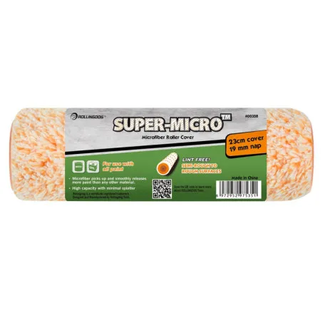 Валик Rollingdog SUPER-MICRO 230мм, ворс 19мм, мікрофібра (00358)