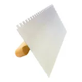 Зубчатый шпатель Kubala ECO-Line зуб 6 мм буковая ручка (22534, 2613)