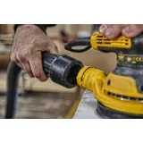 Шлифмашина эксцентриковая сетевая DeWALT, 280 Вт, подошва 125 мм (DWE6423)