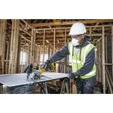 Пила дискова акумуляторна безщіткова компактна DeWALT 18В, 115х9,5 мм (DCS571NT)