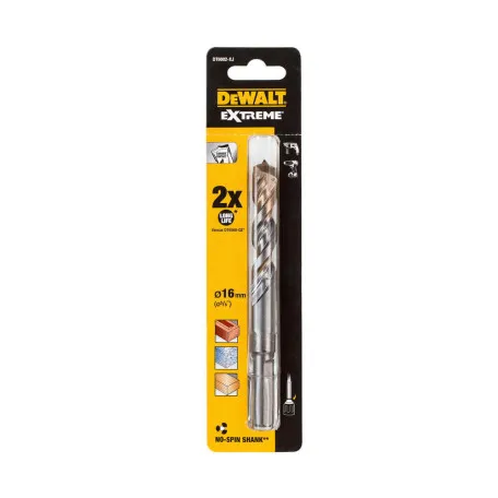 Свердло по бетону, цеглі, каменю DeWALT, 16 мм, 150 мм, робоча частина 100 мм (DT6692)
