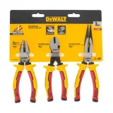 Набір з трьох шарнірно-губцевих інструментів LASER HARDENED VDE DeWALT (DWHT82811-0)
