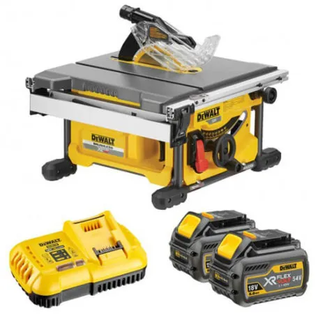 Пила настільна-циркулярна акумуляторна безщіткова DeWALT, 54 В, диск 210 мм (DCS7485T2)