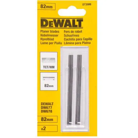 Ножи для рубанка DeWALT, 82 мм. (DT3906)