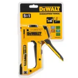 Степлер MULTI TACKER 5 в 1 скоби тип A, G, H 6-14мм, цвяхи J 12,15 мм. DeWALT (DWHT0-TR510)