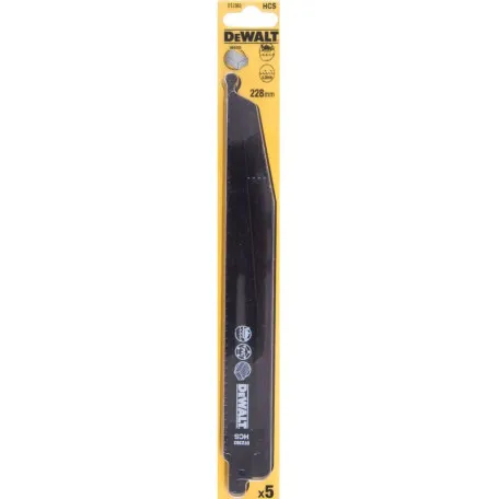 Полотно пильне для деревини DeWALT 228 мм, 6 TPI, 5 шт (DT2363)