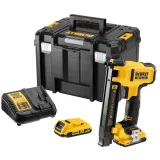 Степлер скобозабивной аккумуляторный DeWALT, 18 В, крепёж 25 мм (DCN701D2)