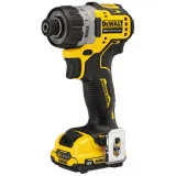 Шурупокрут акумуляторний безщітковий DeWALT, 12 В, 8 Н·м, 1 ⁄ 4 (DCF601D2)
