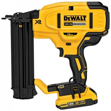 Пістолет цвяхозабивний акумуляторний безщітковий DeWALT, 18 В, кріплення 15 - 54 мм, магазин 110 шт. (DCN680D2)