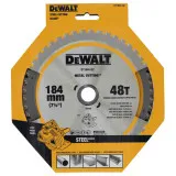 Диск пиляльний METAL CUTTING DeWALT, диск 184 мм, посадка 20 мм, 48 зубів (DT1044)