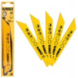 Полотно пильне біметалічне DeWALT 152 мм, 18 TPI, 5 шт (DT2384)