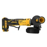 Кутова шліфувальна машина (болгарка) акумуляторна безщіткова DeWALT 18В, 125 мм, Paddle Switch (DCG404NT)