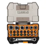 Набір біт і торцевих головок DeWALT, 24 предмети (DT70906)