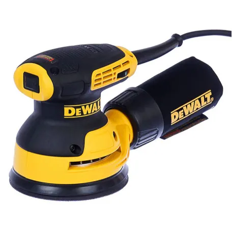 Шлифмашина эксцентриковая сетевая DeWALT, 280 Вт, подошва 125 мм (DWE6423)