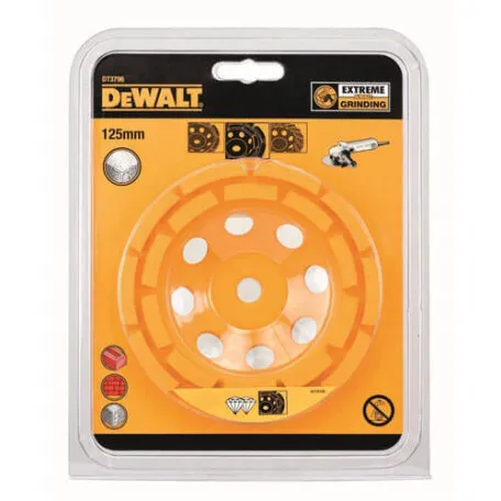 Чашка алмазная DeWALT, 125x22.2 мм, для бетону, кирпича, камня, (DT3796)