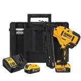 Пістолет цвяхозабивний акумуляторний безщітковий DeWALT, 18 В, кріплення 32 - 63 мм, магазин 110 шт. (DCN650P2)