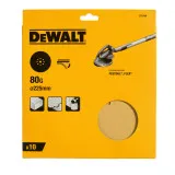 Шлифовальный круг DeWALT, 225 мм, 8 отверстий, P80, 1 шт. (DT3169)
