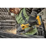 Шліфмашина кутова - болгарка акумуляторна безщіткова DeWALT, 18 В, диск 125 мм (DCG405H2T)