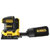 Шлифмашина вибрационная аккумуляторная DeWALT, 18 В, подошва 115х108 мм (DCW200NT)