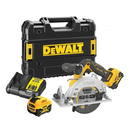 Пила дискова акумуляторна безщіткова DeWALT 12В, 140х20 мм (DCS512P2)