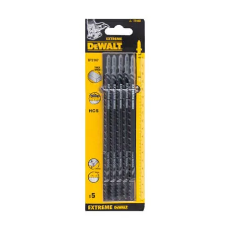 Полотно DeWALT HCS для швидкого чорнового різання деревини 180 мм, 5 шт (DT2167)