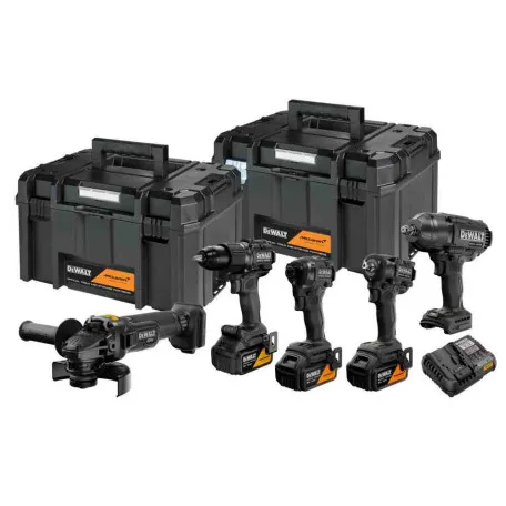 Набор аккумуляторных инструментов DeWALT McLaren F1 Team (5 шт., 18В, 3х5Ач) (DCK5222MP3T)