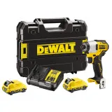 Шурупокрут акумуляторний ударний безщітковий DeWALT, 12 В, 163 Н·м, 1 ⁄ 4 (DCF801D2)