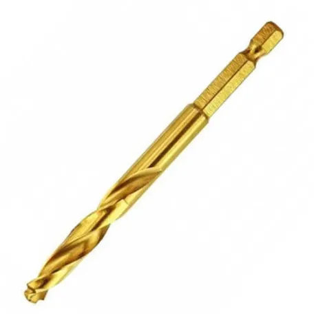 Сверло по металлу EXTREME IMPACT TITANIUM DeWALT, 7.5 мм, 95 мм, рабочая часть 63.5 мм (DT50012)