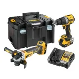 Набор аккумуляторных инструментов DeWALT (2 шт., 18В, 2х5Ач, бесщеточные) (DCK2026P2T)