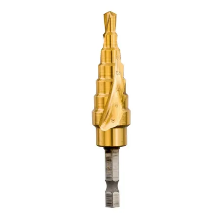 Свердло по металу EXTREME IMPACT, ступеневе DeWALT, 8 мм, шестигранний 1 ⁄ 4″ (6.35 мм) (DT5027)