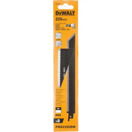 Полотно для специальных материалов DeWALT 225 мм, 6 TPI, 2 шт (DT2450)