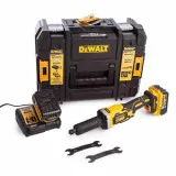 Прямошлифовальная машина аккумуляторная бесщёточная DeWALT, 18 В (DCG426P2)