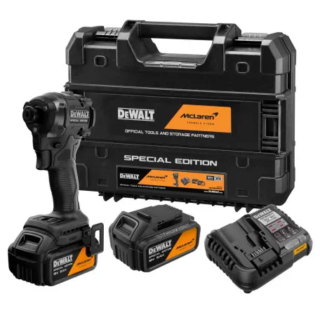 Шурупокрут ударний акумуляторний DeWALT McLaren F1 Team 18В, 206.5 Нм, 3 швидкості (DCF86MP2T)