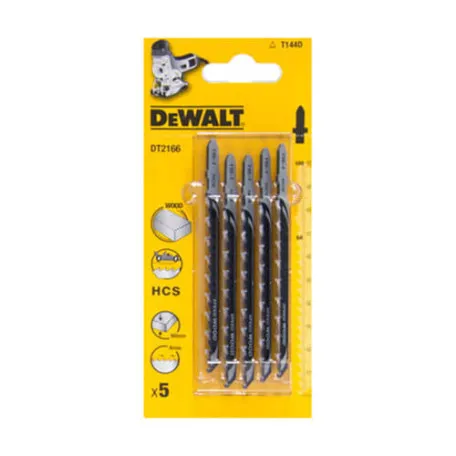 Полотно DeWALT HCS для швидкого прямого різання деревини 100 мм, 5 шт (DT2166)
