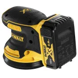 Шліфувальна машина ексцентрикова акумуляторна безщіткова DeWALT, 18 В, підошва 125 мм (DCW210P2)