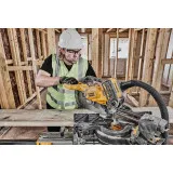 Пила торцовочная аккумуляторная бесщёточна DeWALT, 54 В, диск 305 мм, рез 112 мм (DCS781X2)