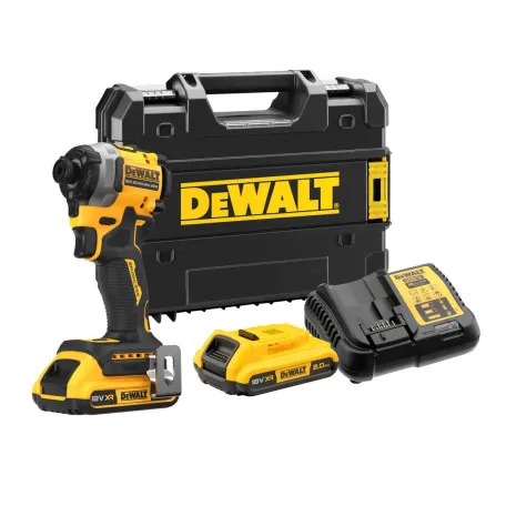 Шурупокрут ударний акумуляторний безщітковий DeWALT, 18 В, 206 Н·м, 1 ⁄ 4 (DCF850D2T)