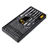 Набор головок, бит, шестигранных ключей 1/4, 3/8, 1/2, 341 предмет DeWALT (DWMT45341-1)