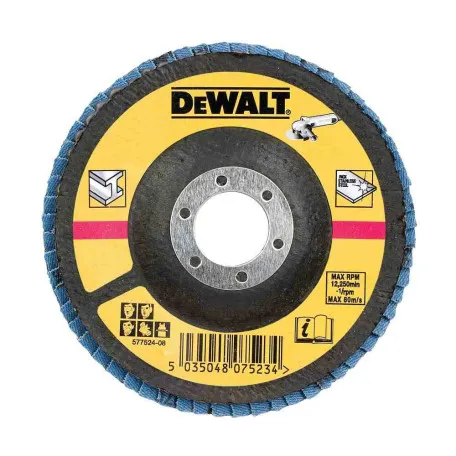 Круг шліфувальний пелюстковий DeWALT, Ø125 мм, зерно P36 (DT3308)