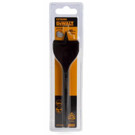 Сверло по дереву перьевое DeWALT, 40 мм, 152 мм, шестигранный 1 ⁄ 4″ (6.35 мм) (DT4778)