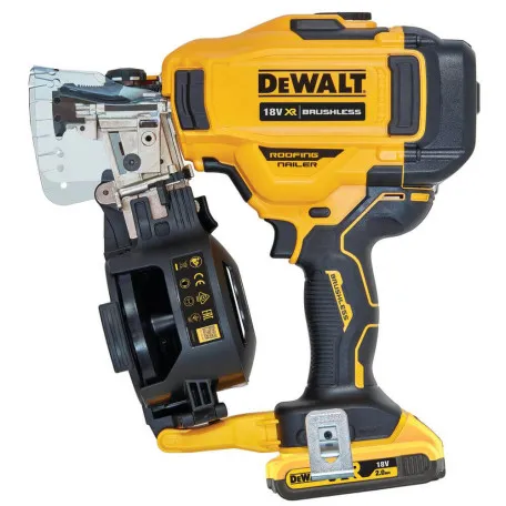 Пістолет цвяхозабивний акумуляторний безщітковий DeWALT, 18 В, кріплення 45 мм, магазин 120 шт. (DCN45RND2)