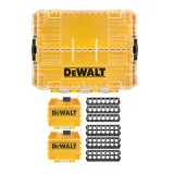 Футляр для бит системы DeWALT TSTAK Tough Case М, 265х178х53 мм. (DT70803)