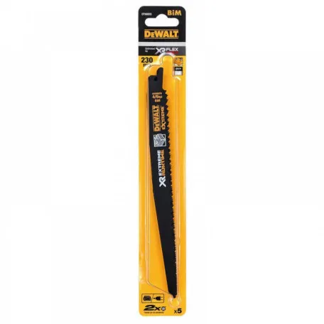 Полотно пристальное универсальное DeWALT 230 мм, 6 TPI, 5 шт (DT99555)