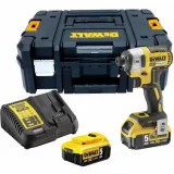 Шурупокрут акумуляторний ударний безщітковий DeWALT, 18 В, 205 Н·м, 1 ⁄ 4 (DCF887P2)
